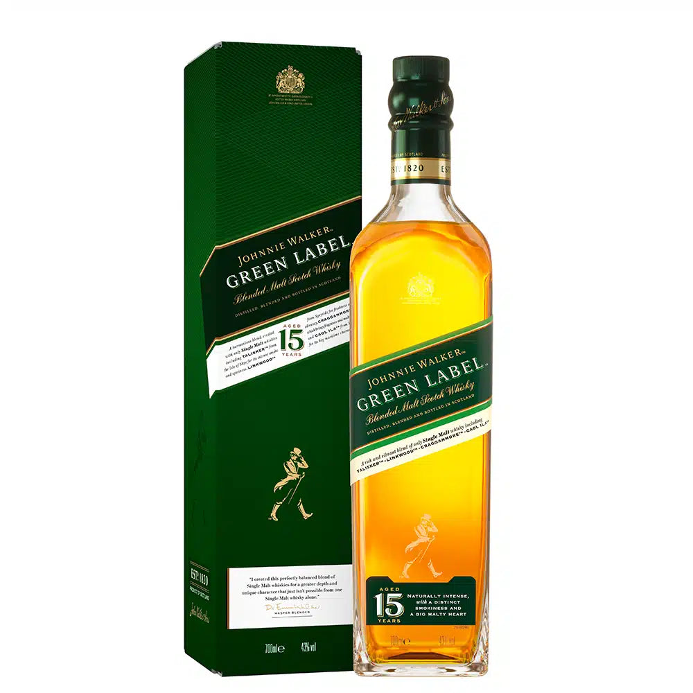 Johnnie Walker Green Label Blended Malt Scotch Whisky 70 cl