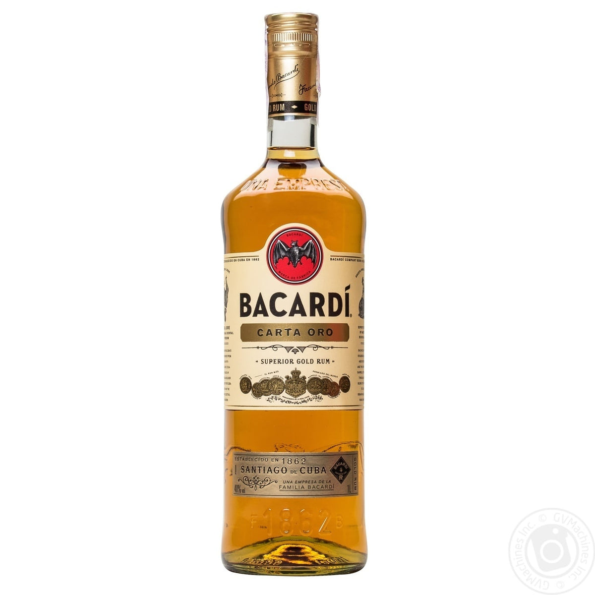 Bacardi Carta Oro Rum 1000 ml