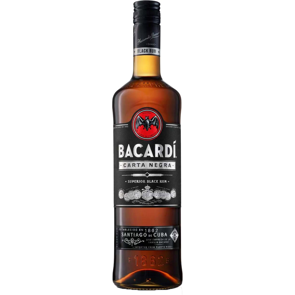 Bacardi Carta Negra Black Rum 700 ml