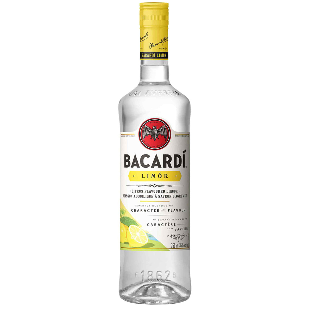 Bacardi Limon Flavored Rum 1L