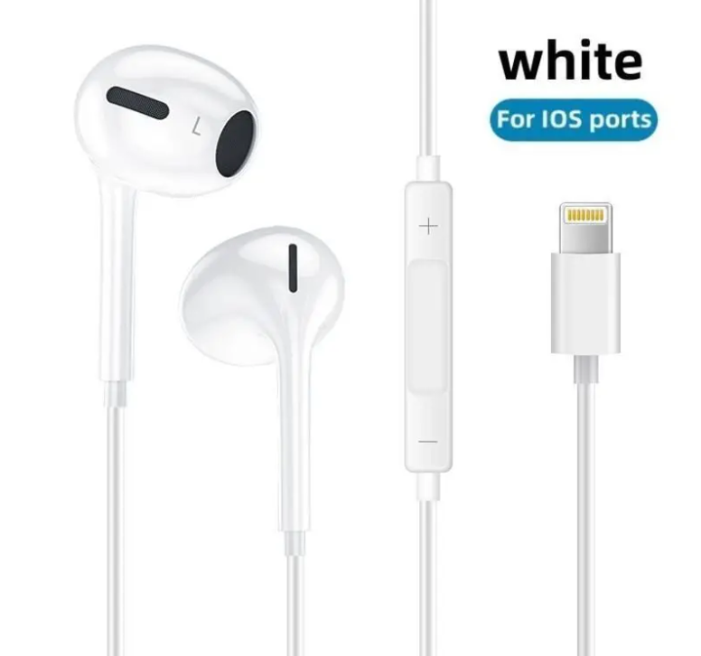 MD Blue Earpods 8-Pin Wit
