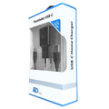 MD Blue Thuislader USB-C/USB-C Fast Charger Zwart