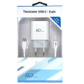 MD Thuisoplader USB-C/8-Pin Wit