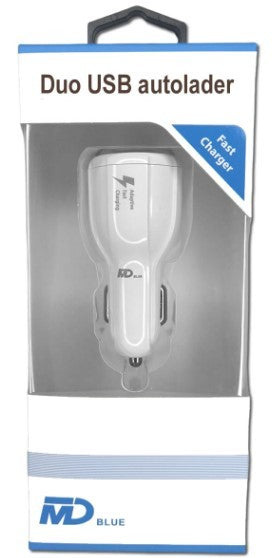 MD Blue Autolader USB Wit