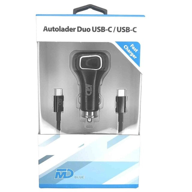 MD Blue Autolader Duo USB-C/USB