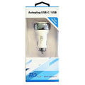 MD Blue Autoplug USB-C/USB Wit