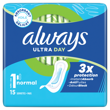 Always Ultra Dag Maandverband Normal Maat 1 15 Maandverbanden