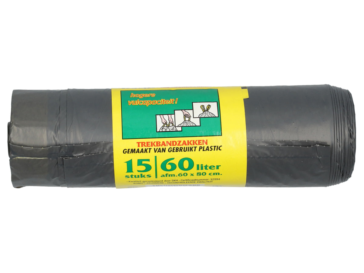 Komo Trekbandzakken 60 Liter 15 Stuks