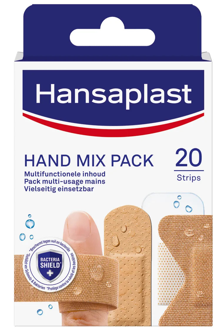 Hansaplast Hand Mix Pack 20 Strips