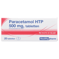 HTP Paracetamol Tabletten 500 mg 20 stuks
