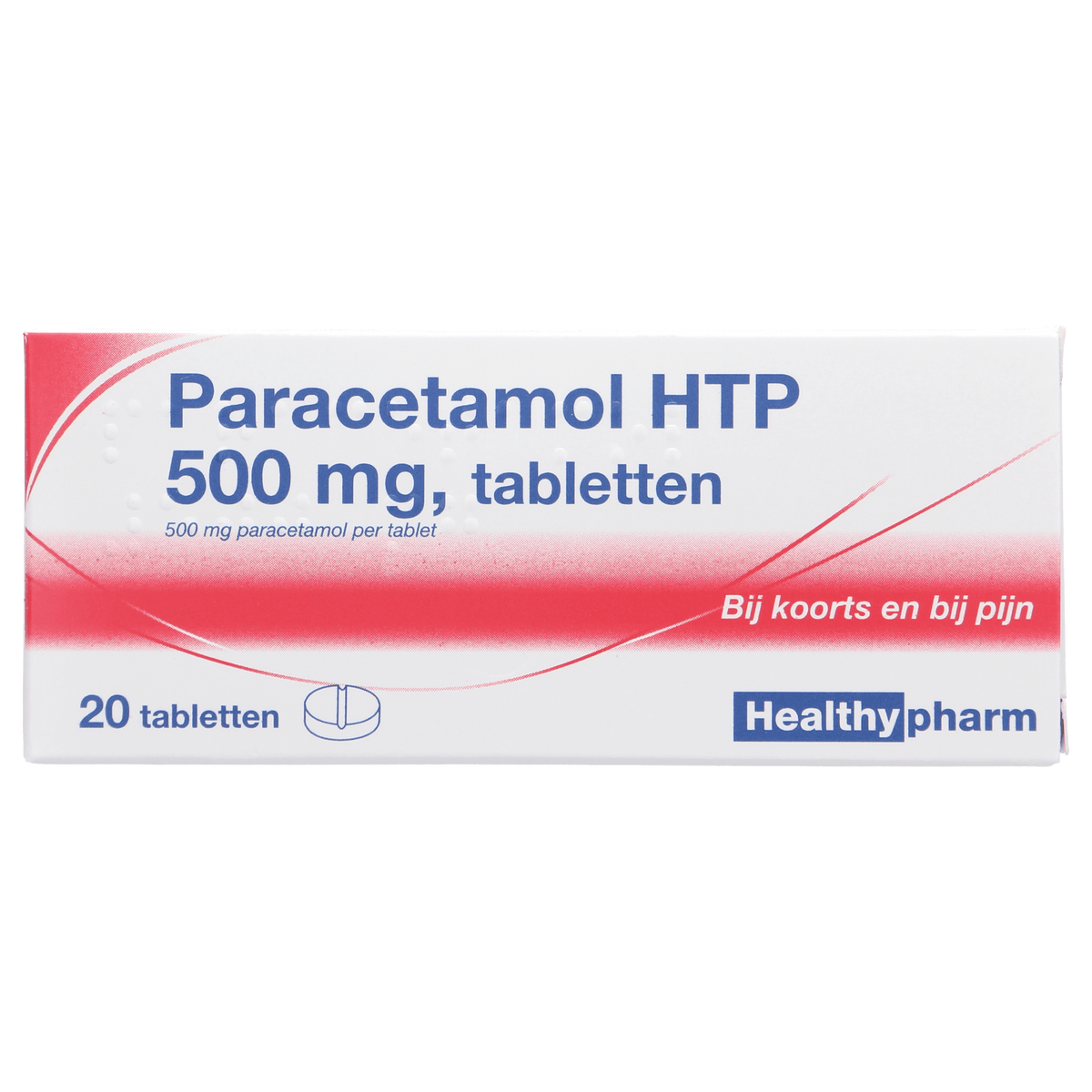 HTP Paracetamol Tabletten 500 mg 20 stuks