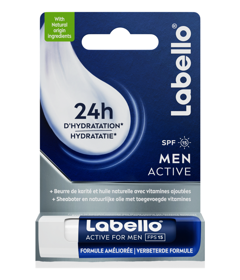 Labello Men Active met SPF