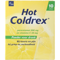 Hot Coldrex Poederzakjes voor Drank met Pijnstilling 10 zakjes