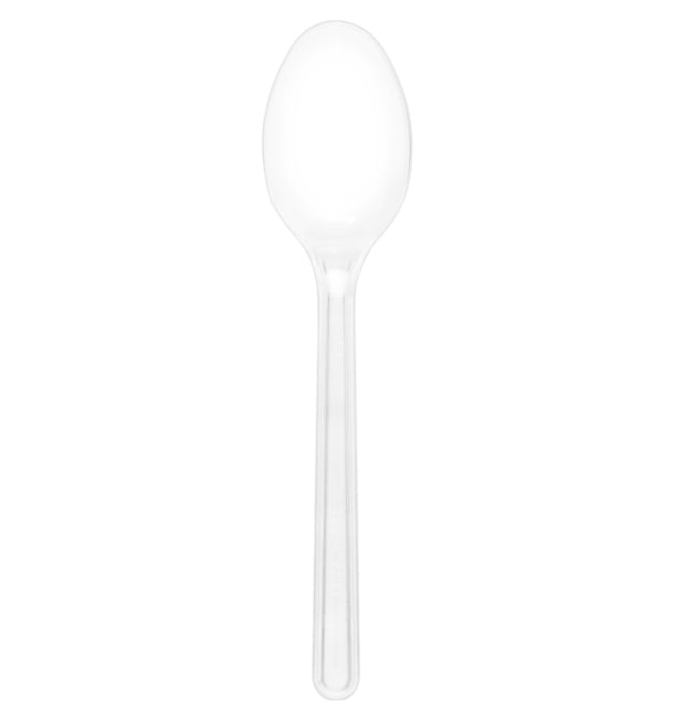 Plastic Eetlepels Transparant 50 st