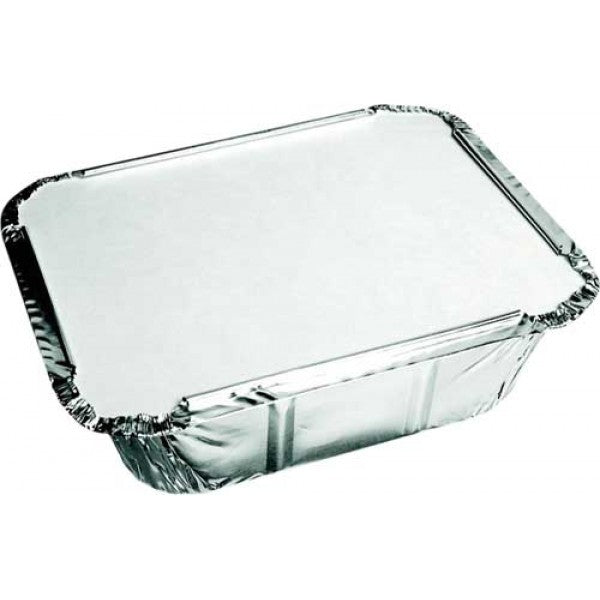 Aluminium Bakjes met Deksel Klein 10 stuks