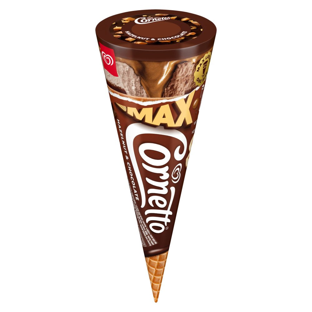 Cornetto Max Hazelnut and Chocolate 115ml