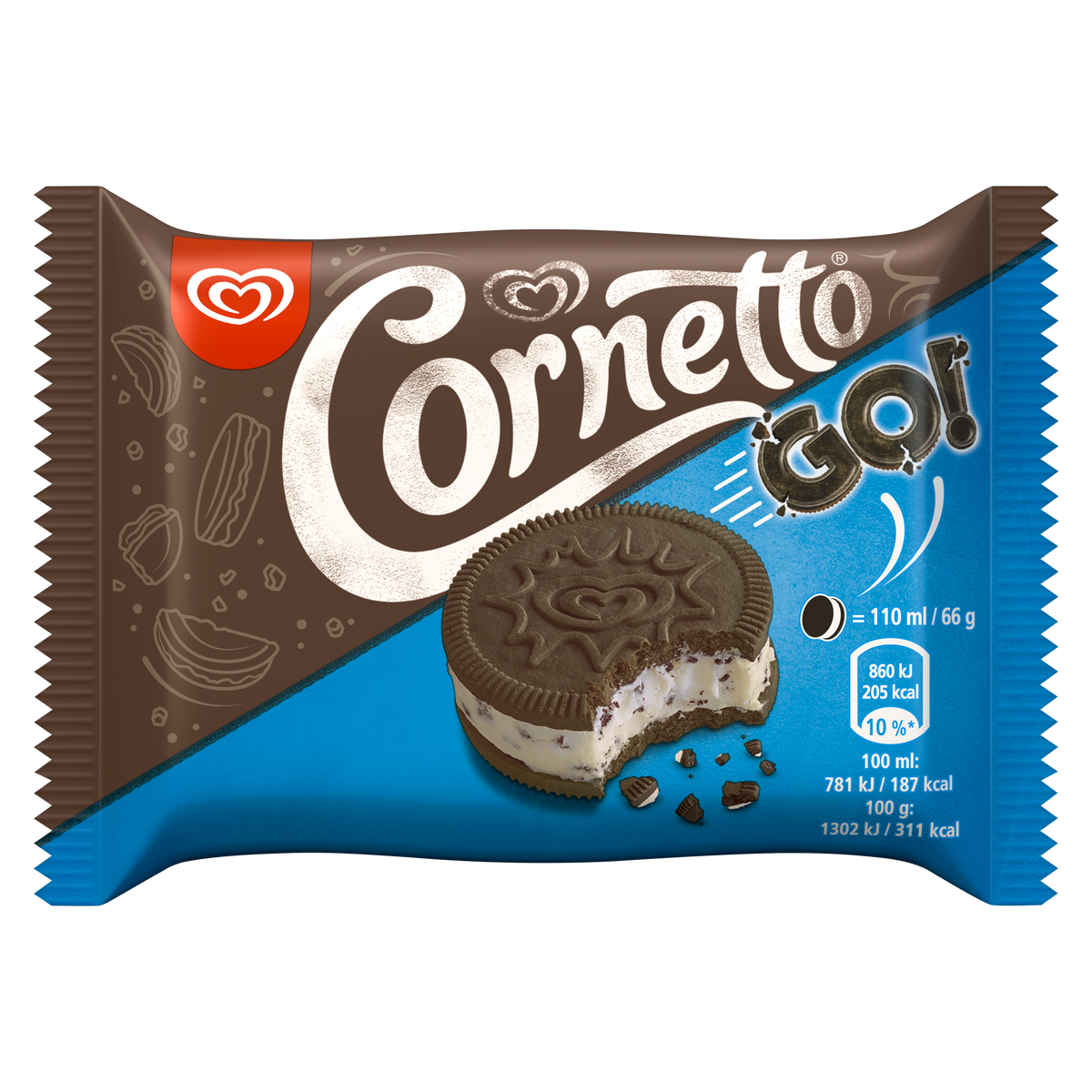 Cornetto Go Sandwich 110ml