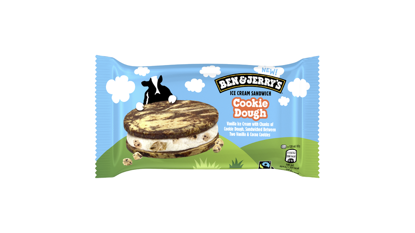 Ben and Jerry Cookie Dough Sandwich 120ml