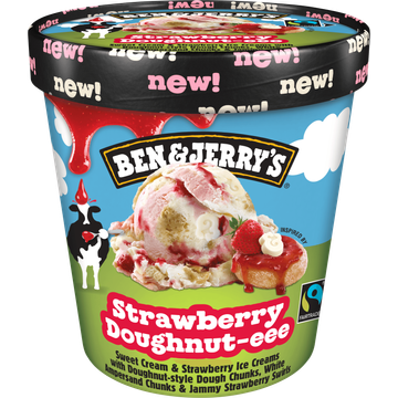 Ben and Jerry's Strawberry Doughnut-eee 393 g