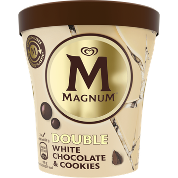 Magnum Pint IJs Double White Chocolate and Cookies 440 ml