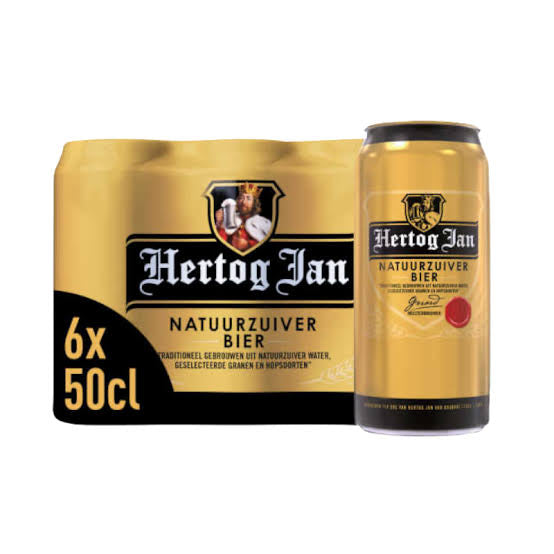 Hertog Jan Natuurzuiver Bier Blikken 6 x 50 cl