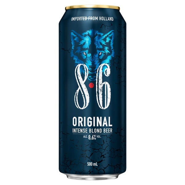 8.6 Original Intense Blond Beer Blik 500 ml