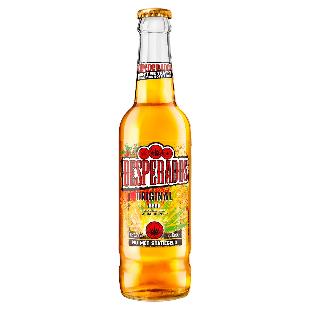 Desperados Original Beer Flavoured with Agave Distillaat Fles 330 ml