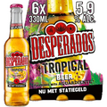 Desperados Tropical Beer Flavoured with Aguardiente Passion Fruit and Lime Flessen 6 x 330 ml