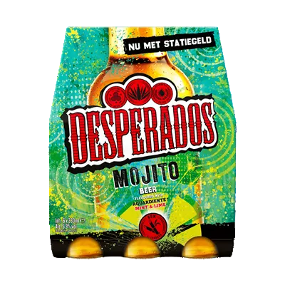 Desperados Mojito Bier Mint and Lime Flessen 6 x 330 ml