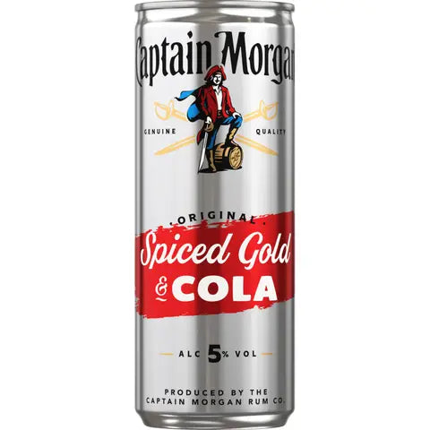 Captain Morgan Original Spiced Gold and Cola 250 ml