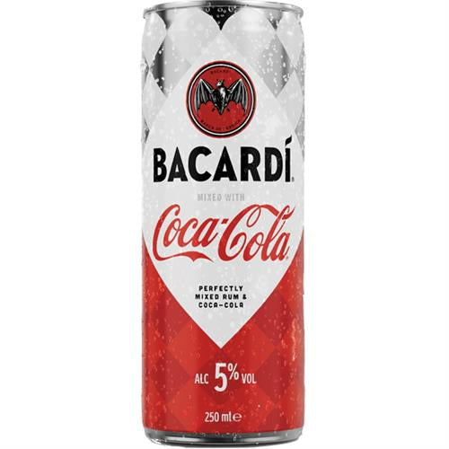Bacardi Mixed with Coca-Cola Alc. 5% Vol. 250 ml