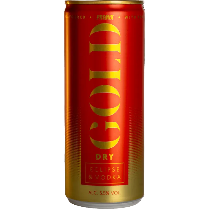 Gold Dry Eclipse and Vodka Premix 250 ml