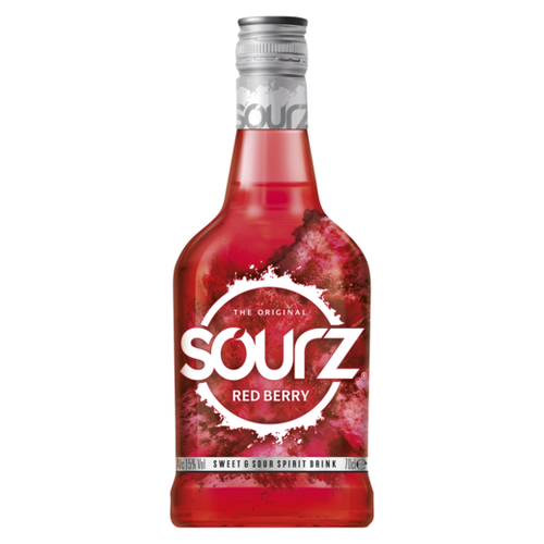 Sourz The Original Red Berry Sweet and Sour Liqueur 70 cl